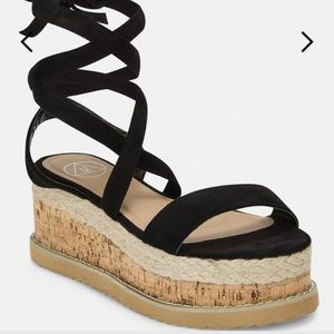 Black Strappy Sandals